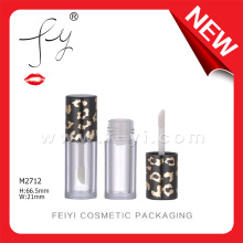Sexy Leopard Round Cute Lip Gloss Container
